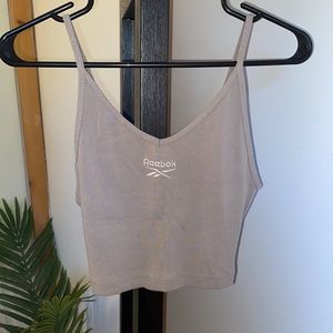 Reebok Classics Strappy Rib Khaki Tank Top